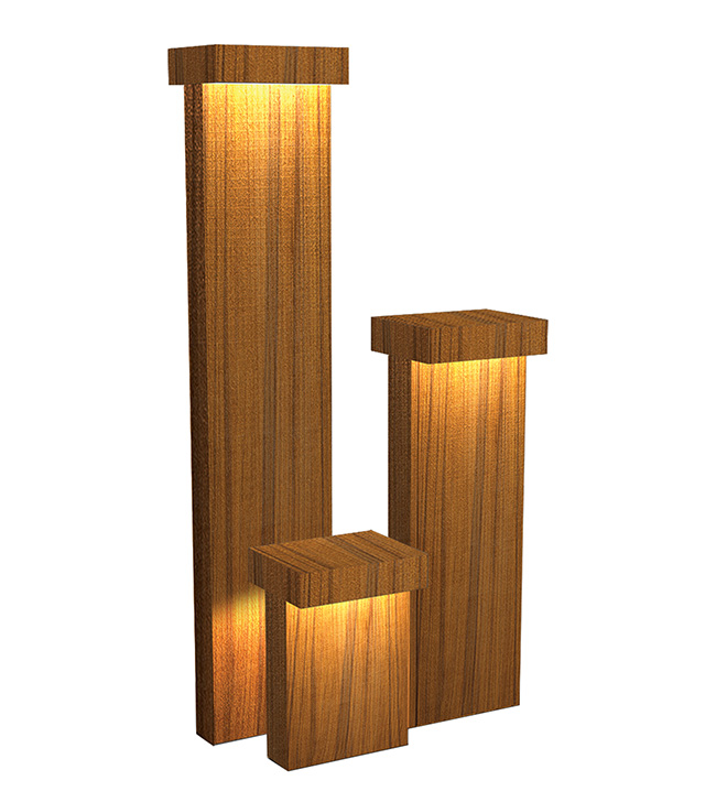 Duo Jado Wood Bollard