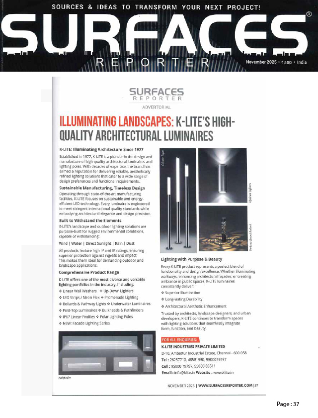 Surfaces - November - 2025