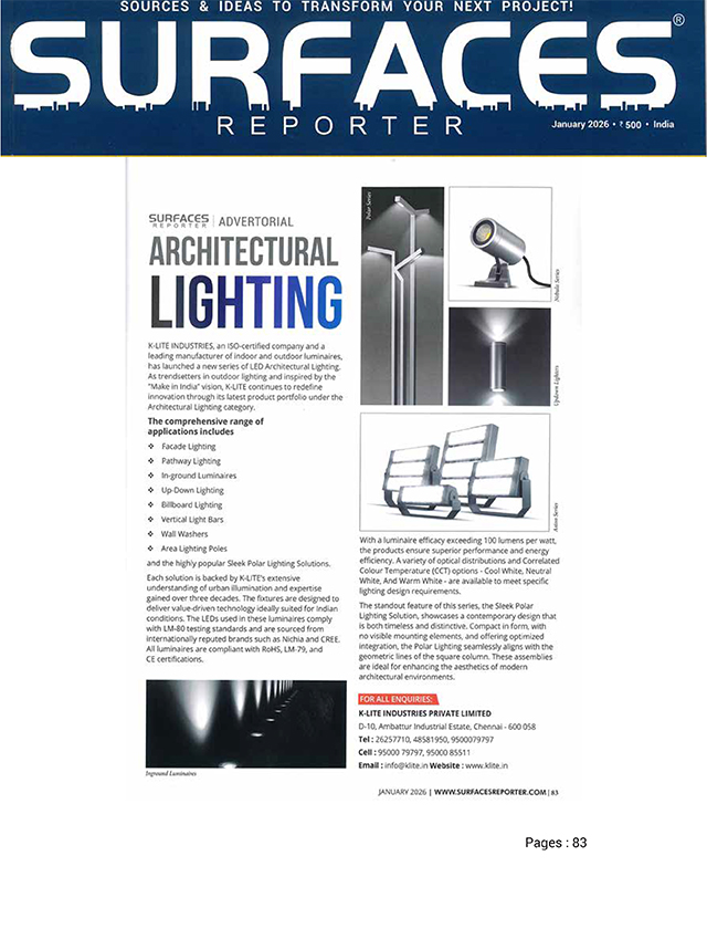 Surfaces - January - 2026