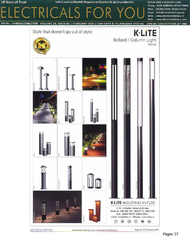 Electricals For You - February - 2026