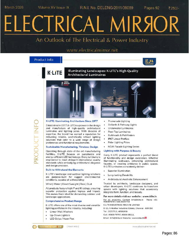 Electrical Mirror - March - 2026