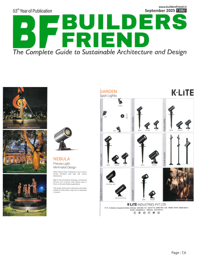 Builders Friend - September- 2025